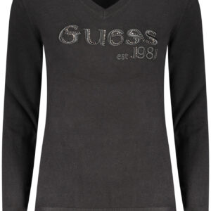 GUESS JEANS WOMEN'S BLACK SWEATER