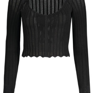 GUESS JEANS WOMEN'S BLACK SWEATER