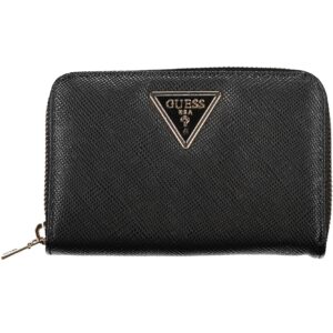 GUESS JEANS BLACK WOMEN'S WALLET