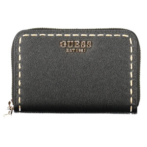 GUESS JEANS WOMEN'S WALLET BLACK