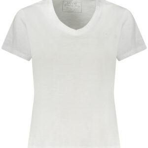 GUESS JEANS SHORT SLEEVE T-SHIRT WOMEN WHITE