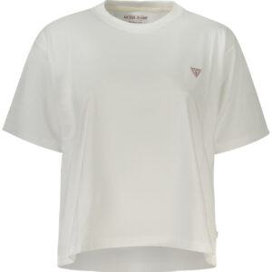 GUESS JEANS WOMEN'S SHORT-SLEEVE T-SHIRT WHITE