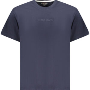 GUESS JEANS SHORT SLEEVE T-SHIRT MEN BLUE