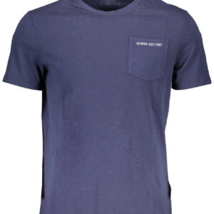 GUESS JEANS SHORT SLEEVE T-SHIRT MEN BLUE