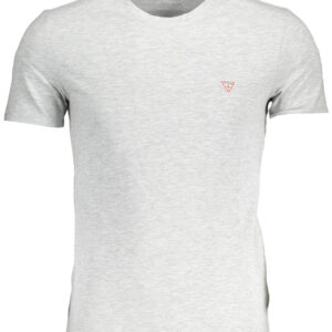 GUESS JEANS MEN'S SHORT SLEEVE T-SHIRT GRAY