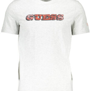 GUESS JEANS MEN'S SHORT SLEEVE T-SHIRT GRAY