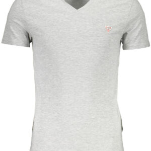 GUESS JEANS MEN'S SHORT SLEEVE T-SHIRT GRAY