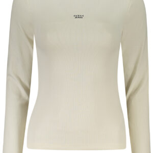 GUESS JEANS WOMEN'S LONG-SLEEVED T-SHIRT WHITE