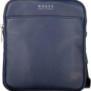 GUESS JEANS MEN'S BLUE SHOULDER BAG