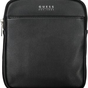 GUESS JEANS MEN'S BLACK SHOULDER BAG
