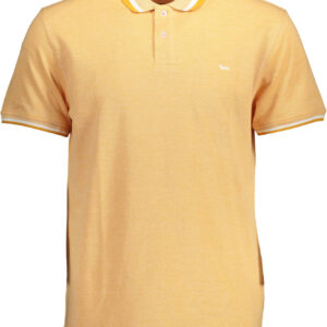 HARMONT & BLAINE MEN'S ORANGE SHORT SLEEVE POLO