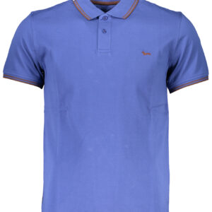 HARMONT & BLAINE MEN'S SHORT SLEEVED POLO SHIRT BLUE