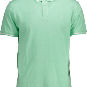 HARMONT & BLAINE MEN'S SHORT SLEEVE POLO GREEN