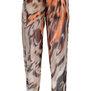JUST CAVALLI WOMEN'S ORANGE TROUSERS