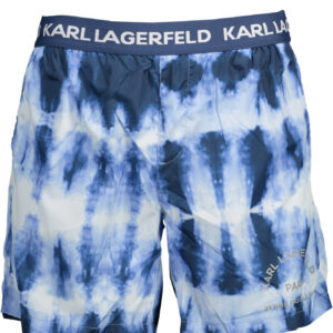 KARL LAGERFELD BEACHWEAR SWIMSUIT PARTS UNDER MAN BLUE