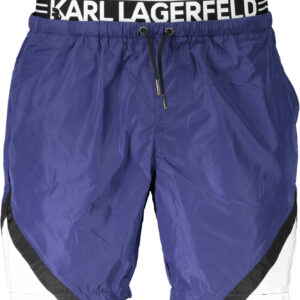 KARL LAGERFELD BEACHWEAR SWIMSUIT BOTTOM MEN BLUE