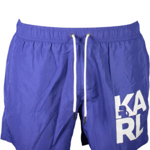 KARL LAGERFELD BEACHWEAR SWIMSUIT BOTTOM MEN BLUE