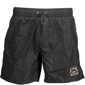 KARL LAGERFELD BEACHWEAR COSTUME PARTS UNDER MAN BLACK