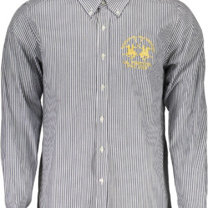 LA MARTINA LONG SLEEVE SHIRT MEN BLUE