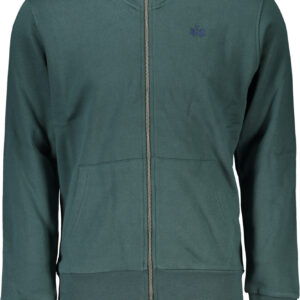 LA MARTINA MEN'S GREEN ZIP SWEATSHIRT
