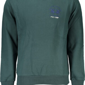 LA MARTINA GREEN MEN'S ZIPLESS SWEATSHIRT