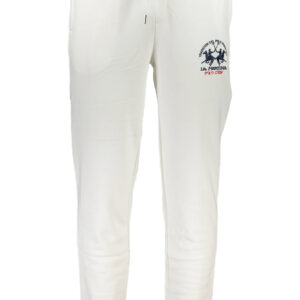 LA MARTINA WHITE MEN'S TROUSERS
