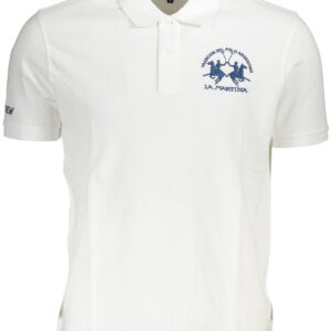LA MARTINA MEN'S SHORT SLEEVE POLO WHITE