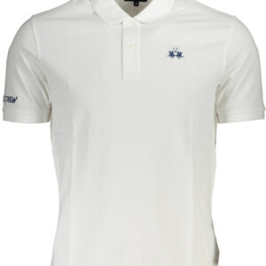 LA MARTINA MEN'S SHORT SLEEVE POLO WHITE