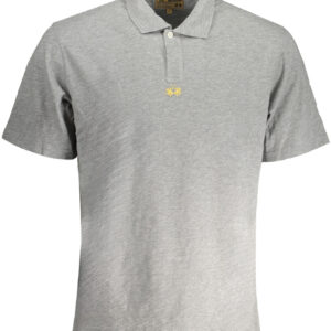 LA MARTINA MEN'S GRAY SHORT SLEEVED POLO SHIRT