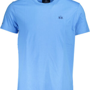 LA MARTINA MEN'S SHORT SLEEVE T-SHIRT BLUE