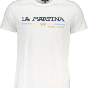 LA MARTINA MEN'S SHORT SLEEVE T-SHIRT WHITE