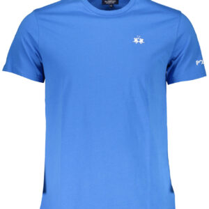 LA MARTINA MEN'S SHORT SLEEVE T-SHIRT BLUE