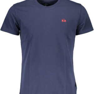 LA MARTINA MEN'S SHORT SLEEVE T-SHIRT BLUE