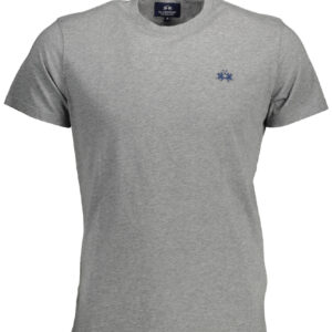 LA MARTINA SHORT SLEEVE T-SHIRT MEN GREY