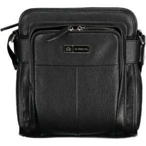 LA MARTINA BLACK MAN SHOULDER BAG
