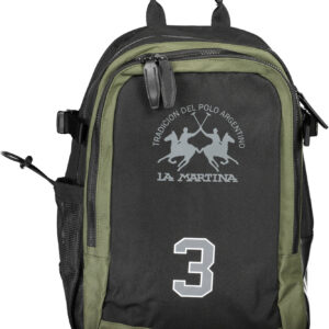 LA MARTINA BLACK MAN BACKPACK