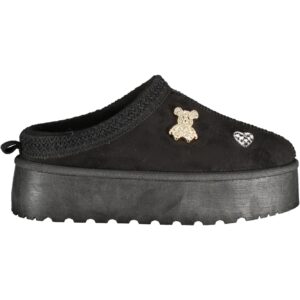 LAURA BIAGIOTTI WOMEN'S BLACK WINTER CLOG FOOTWEAR