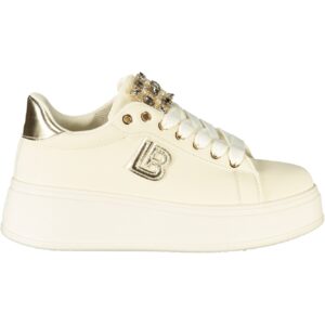 LAURA BIAGIOTTI WOMEN'S BEIGE SPORTS SHOES