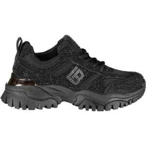 LAURA BIAGIOTTI WOMEN'S BLACK SPORTS SHOES