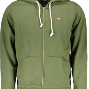 LEVI'S GREEN MAN SWEATSHIRT WITH ZIP
