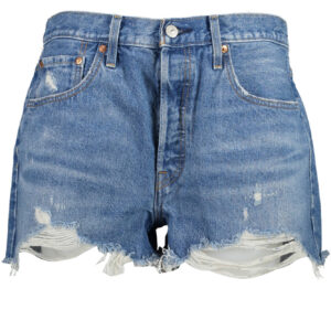 LEVI'S JEANS SHORT WOMAN BLUE