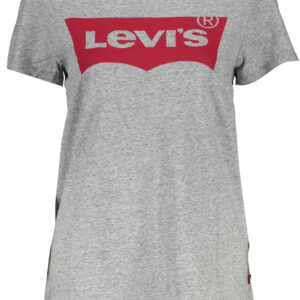 LEVI'S WOMEN'S SHORT SLEEVE T-SHIRT GRAY
