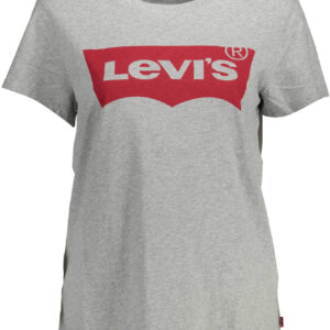 LEVI'S SHORT SLEEVE T-SHIRT WOMEN GREY
