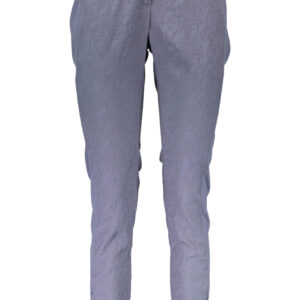 LIU JO BLUE WOMAN TROUSERS