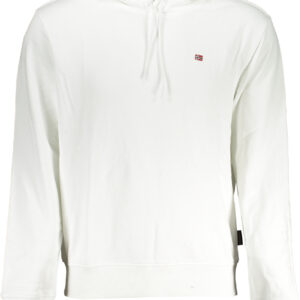 NAPAPIJRI MEN'S WHITE ZIP SWEATSHIRT