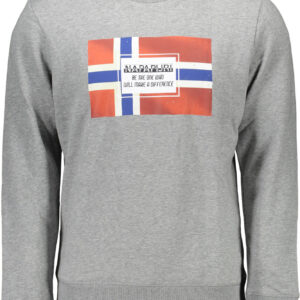 NAPAPIJRI SWEATSHIRT WITHOUT ZIP MAN GRAY