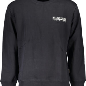 NAPAPIJRI MEN'S BLACK ZIPLESS SWEATSHIRT
