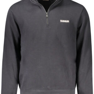 NAPAPIJRI MEN'S BLACK ZIP-UP SWEATSHIRT