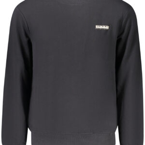 NAPAPIJRI MEN'S BLACK ZIP-UP SWEATSHIRT