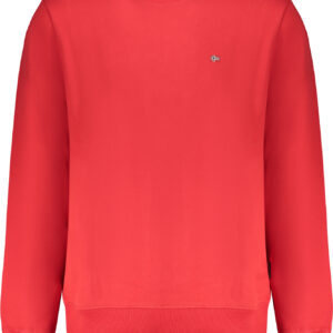 NAPAPIJRI RED MEN'S ZIP-LESS SWEATSHIRT